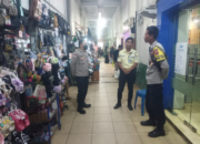 Patroli Di Pasar, Polsek Sumbawa Himbau Waspada Aksi Premanisme