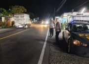 Patroli Pemukiman Polres Lombok Tengah Cegah Aksi Kriminalitas pada Malam Hari Saat Ramadan.