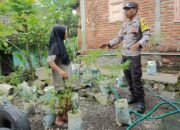 Dukung Ketahanan Pangan, Polres Loteng Sambangi Perkarangan Bergizi Warga