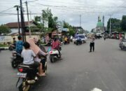 Cegah Gangguan Keamanan, Polsek Kediri Siaga di Lokasi Ngabuburit