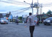 Pastikan Kelancaran Arus Lalin, Polres Sumbawa Barat Rutin Laksanakan Rawan Sore