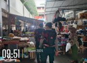 Cipta Kondisi Selama Bulan Ramadhan, Samapta Polres Sumbawa Patroli Ke Pasar Seketeng