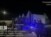 Polres Sumbawa Gencarkan Patroli Subuh Untuk Pastikan Keamanan Saat Sahur