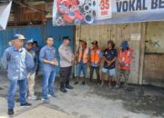 Sambangi Juru Parkir, Personel Sat Binmas Polres Bima Kota Sampaikan Pesan Kamtibmas