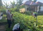 Polsek Pringgarata Manfaatkan Lahan untuk Pekarangan Bergizi, Dukung Asta Cita Presiden RI