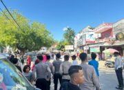 Personel Gabungan Polres Bima Kota Laksanakan Pengamanan Festival Rimpu Mantika