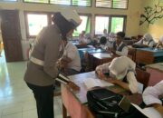 Sat Lantas Polres Bima Kota Gelar Sosialisasi Kamseltibcarlantas di SMKN 1 Kota Bima