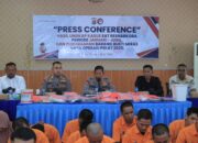 Kapolres Sumbawa Barat Pimpin Konferensi Pers Ungkap Kasus Narkoba