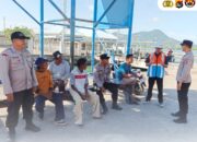 Polsek Kawasan Pelabuhan Laut Bima Gelar Patroli Rutin di Area Dermaga