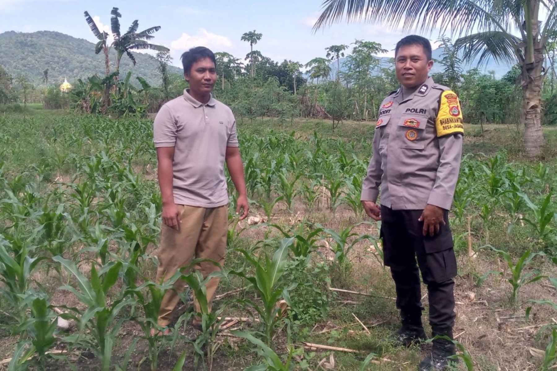 Ketahanan Pangan Jadi Misi Polsek Kuripan Bangun Silaturahmi