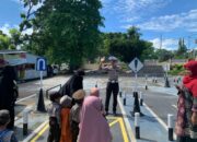 Satlantas Polres Bima Kota Kenalkan Rambu Lalu Lintas kepada Anak Usia Dini