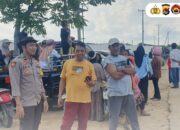 Hari Libur, Polsek Lambu Laksanakan Patroli di Obyek Wisata Pantai Lariti