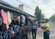 Sat Lantas Polres Bima Kota Berikan Himbauan Kamsetibcarlantas kepada Pengemudi Kendaraan Barang