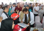 Polres Bima Kota Laksanakan Pengamanan Kunjungan Menteri Kesehatan RI dalam Peletakan Batu Pertama RSUD Kota Bima