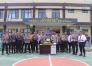 Polres Lombok Utara Berikan Penghargaan Kepada Tujuh Prsonil Berprestasi Di rangkaikan Dengan Perayaan Ulang Tahun PERSONIL