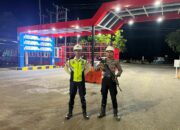 Unit Pam Obvit Sat Samapta Polres Bima Kota Laksanakan Pengamanan di PT. Pertamina Patra Niaga Integrated Terminal Bima