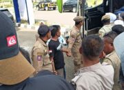 Polsek Rasanae Barat Laksanakan Pengamanan Pemulangan Jamaah Haji Kota Bima Tahun 2025