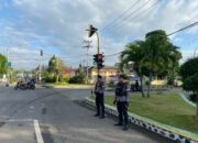 Unit Turjawali Sat Samapta Polres Bima Kota Laksanakan Pengamanan Jalur dalam Rangka HUT Bhayangkara ke-79