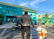 Personel Satlantas Polres Bima Kota Laksanakan Rawan Pagi, Antisipasi Kemacetan dan Laka Lantas