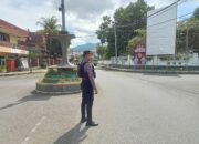 Sat Samapta Polres Bima Kota Laksanakan Rawan Pagi di Titik Rawan Macet, Pastikan Kelancaran Lalu Lintas