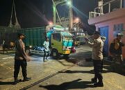 Personel Polsek Kawasan Pelabuhan Laut Bima Laksanakan Patroli Rutin, Sasar Buruh dan ABK di Area Pelabuhan