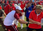 Semarak HUT ke-80 RI di Kota Bima, Kapolres Bima Kota Ikuti Olahraga Bersama Stakeholder