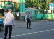 Lantas Polsek Rasanae Barat Polres Bima Kota Gelar Rawan Pagi, Lancarkan Arus Lalu Lintas dan Beri Rasa Aman