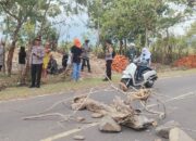 WARGA HU’U GELAR AKSI PROTES TERKAIT UCAPAN ORATOR ALIANSI AMPA, KAPOLSEK HU’U TURUN LANGSUNG REDAM SITUASI