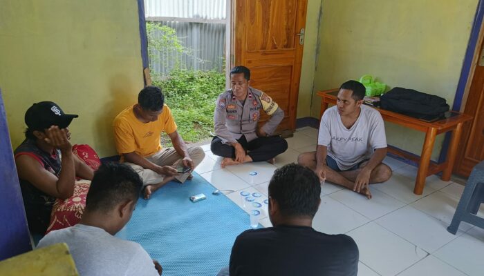 BHABINKAMTIBMAS DESA HU’U AJAK WARGA JAGA KAMTIBMAS DAN BERANTAS PEREDARAN NARKOBA