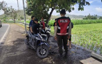 Warga Mesangguk Antusias, Polisi Sosialisasikan Layanan Darurat KEMOS 110