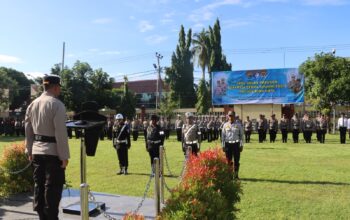 Tegakkan Disiplin Berlalu Lintas, Operasi Zebra Rinjani 2025 Resmi Berjalan di Bima Kota