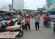 Cegah Curanmor dan Jaga Kewaspadaan, Polsek Sumbawa Gencarkan Patroli Harkamtibmas di Pasar Seketeng