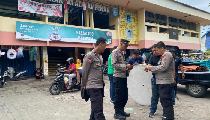 Operasi Lilin Rinjani 2025, Subsatgas Binmas Jaga Titik Keramaian