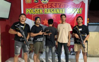 Tim Opsnal Polsek Rasana’e Barat Polres Bima Kota Amankan Terduga Pencuri HP