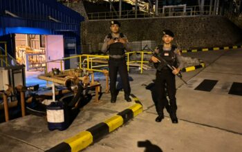 Unit Pamobvit Sat Samapta Polres Bima Kota Amankan Objek Vital Nasional PLTU Bima