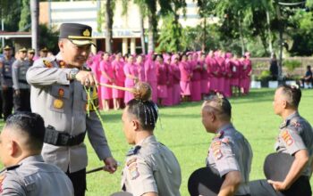 Kenaikan Pangkat Personel Polres Lobar Akhir Tahun 2025