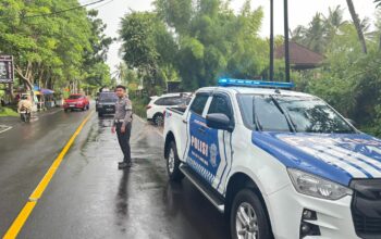 Pastikan Kenyamanan Masyarakat Berlalulintas, Satgas Pam Jalur Ops Lilin 2025, Perketat Pengamanan Jalur di Titik Vital Kota Mataram