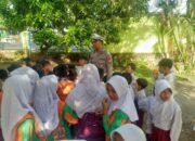 Edukasi Tertib Berlalulintas Sejak Usia dini, Unit Kamsel Satlantas Polres Bima Sambangi SDN 01 Panda