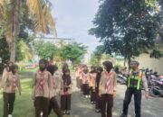Satlantas Polres Lobar Bina Pramuka Saka Bhayangkara