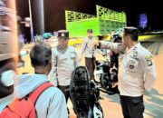 Polsek Poto Tano Gelar KRYD di Jalan Lintas Poto Tano, Ciptakan Situasi Kamtibmas Kondusif