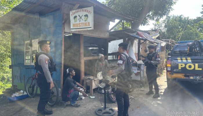 Sat Samapta Polres Bima Kota Intensifkan Patroli Dialogis Jaga Kamtibmas