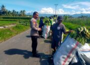 Kapolsek Wanasaba Silaturahmi dan Koordinasi Persiapan Panen Raya Jagung di Mamben Baru