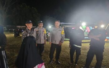 Personel Polsek Sambelia Intensifkan Pengamanan Hiburan Rakyat dan Kegiatan Masyarakat untuk Jaga Kamtibmas