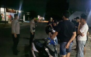 Tekan Pontensi Kriminalitas di Malam Hari, Polsek Madapangga Masifkan Patroli Rutin di Wilayah Hukumnya