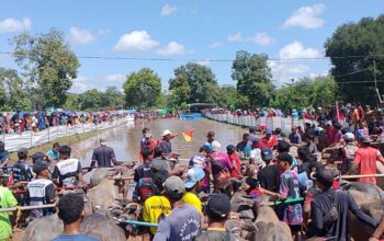 Pastikan Keamanan Tradisi Barapan Kebo, Polsek Lape Siagakan Personel di Jalur Lintas Sumbawa-Bima
