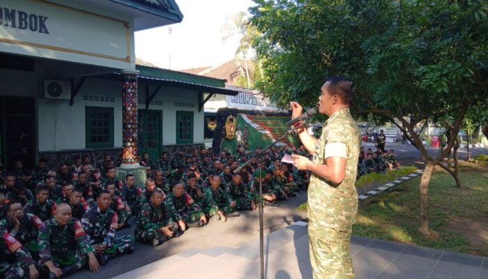 Dandim 1606 Mataram Tekankan Disiplin dan Pengabdian Prajurit