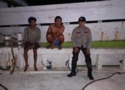 Patroli Blue Light Cipkon, Polsek Kawasan Pelabuhan Laut Bima Sambangi Buruh dan Sampaikan Pesan Kamtibmas