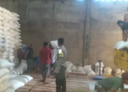 Kawal Ketahanan Pangan, Bhabinkamtibmas Desa Mareje Pastikan Tonase Jagung Petani Masuk Gudang Bulog