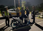 Waspada Kriminalitas Subuh, Patroli Blue Light Sisir Titik Rawan di Kediri Lombok Barat