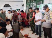 Bhabinkamtibmas Seloto Ikuti Kegiatan Peletakan Batu Pertama Masjid Baiturrahman yang Dihadiri Bupati KSB